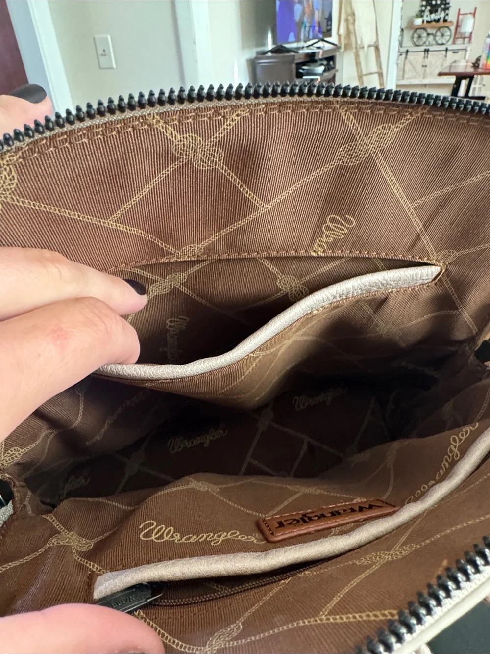Wrangler Women's Light Tan Backpack Purse Never Used